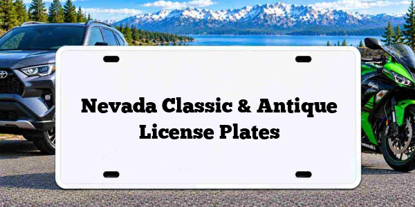 Nevada Classic & Antique License Plates
