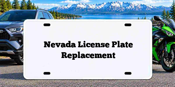 Nevada License Plate Replacement