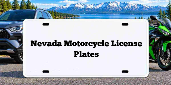 Nevada Motorcycle License Plates