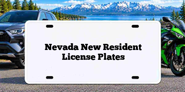 Nevada New Resident License Plates