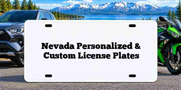 Nevada Personalized & Custom License Plates